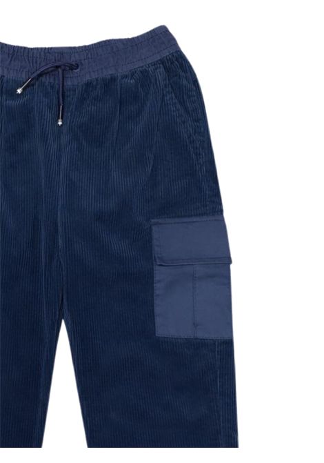 Pantalone bambino blu in cotone Hugo Boss | J52303/MABLU