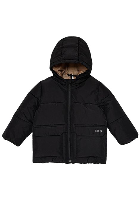 Giubbino neonato nero imbottito Hugo Boss | J52476/MANERO
