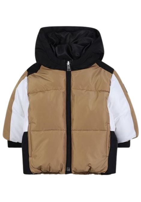 Giubbino bambino beige imbottito Hugo Boss | J52477/MABEIGE