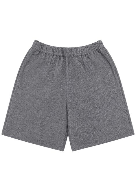Girls' grey wool Bermuda shorts IL GUFO | GPB0005W/ANGRIGIO