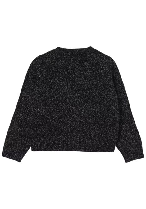 Maglione bambina nero in lana IL GUFO | MA396EM22/DEBNERO