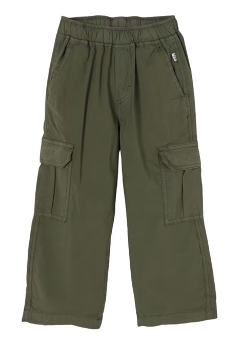 Green cotton trousers for children IL GUFO | PL444C/CEVERDE