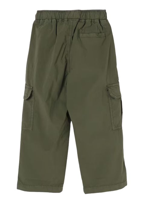 Green cotton trousers for children IL GUFO | PL444C/CEVERDE