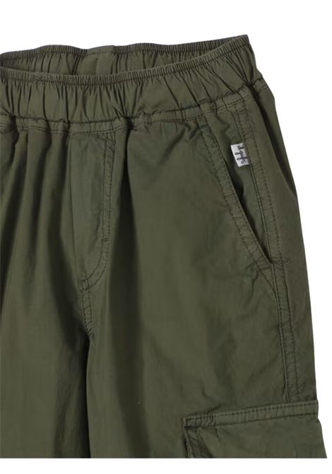 Green cotton trousers for children IL GUFO | PL444C/CEVERDE