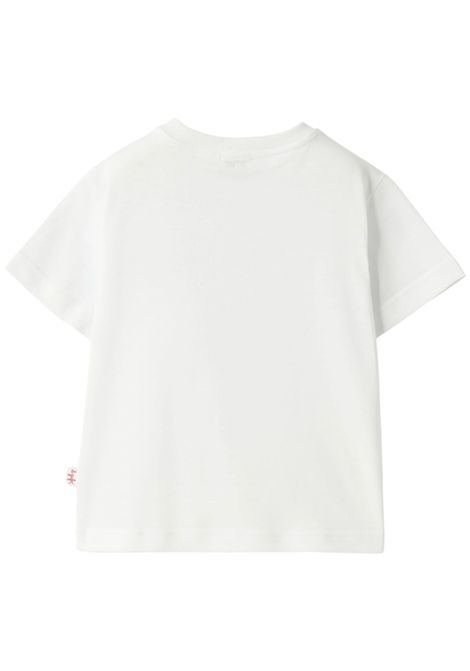 White cotton T-shirt for girls IL GUFO | TS478MF/ANBIANCO
