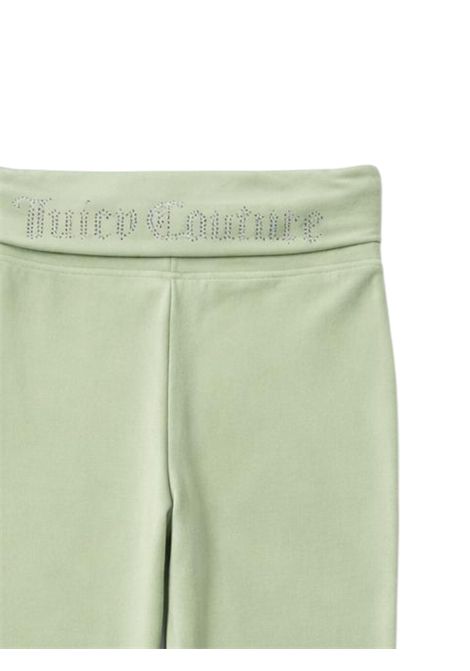 Pantalone bambina verde in velluto JUICY COUTURE | 25WJCJBX6501/SUVERDE