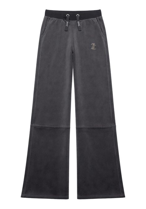 Pantalone bambina grigio in velluto JUICY COUTURE | 25WJCJBX6596/SUGRIGIO