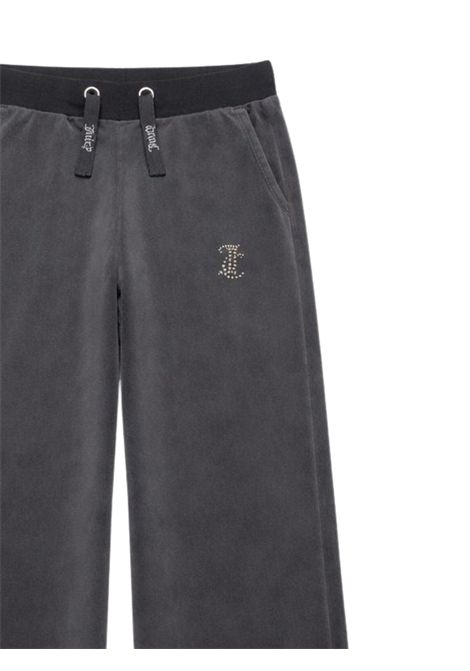 Pantalone bambina grigio in velluto JUICY COUTURE | 25WJCJBX6596/SUGRIGIO