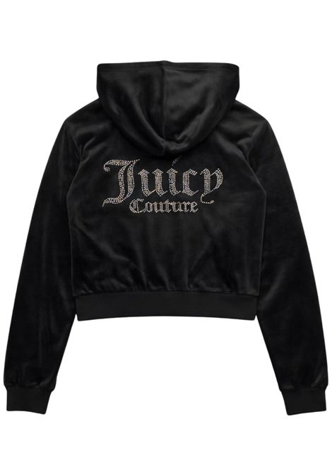 Felpa bambina nera in velluto JUICY COUTURE | NOSJCJBX6358/SUNERO