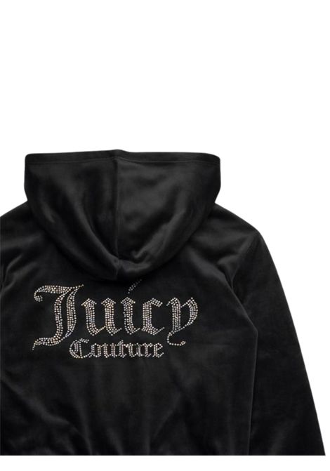 Felpa bambina nera in velluto JUICY COUTURE | NOSJCJBX6358/SUNERO
