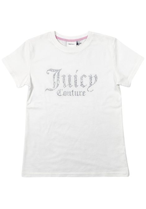 T-shirt bambina bianca in cotone JUICY COUTURE | NOSJCJBX6409/SUBIANCO