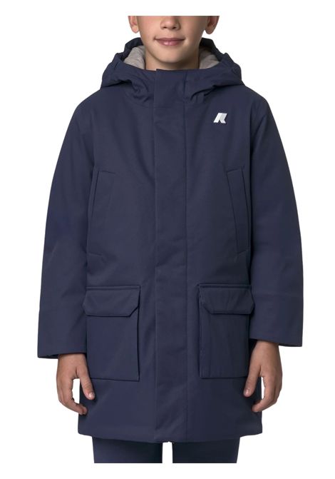Giubbino bambino blu K-way | K1128HW/ANBLU