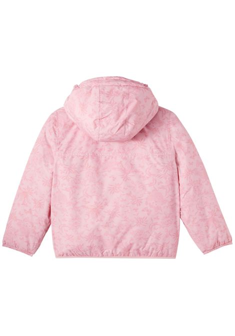 Giubbino bambina rosa imbottito K-way | K2133HW/ANROSA
