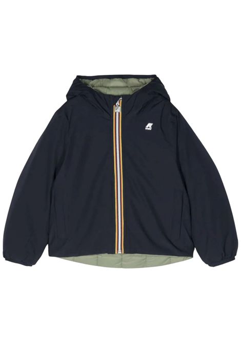 Giubbino bambino reversibile K-way | K21383W/SUBLU/VERDE