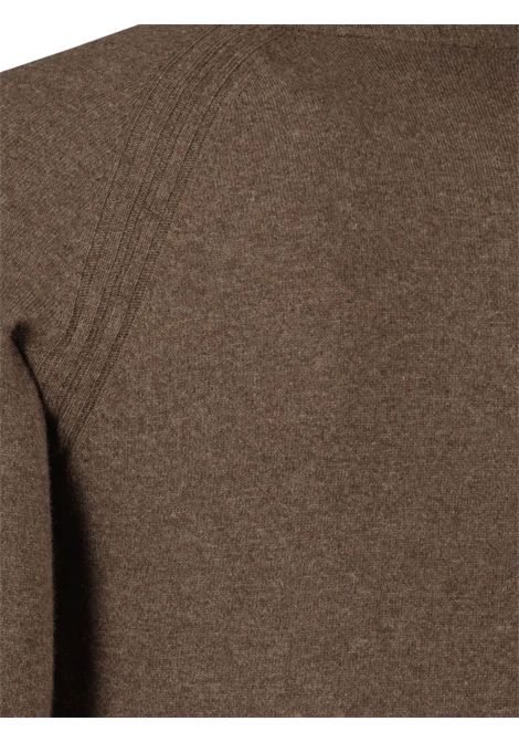 Maglione bambino marrone in lana K-way | K2142GW/DEBMARRONE