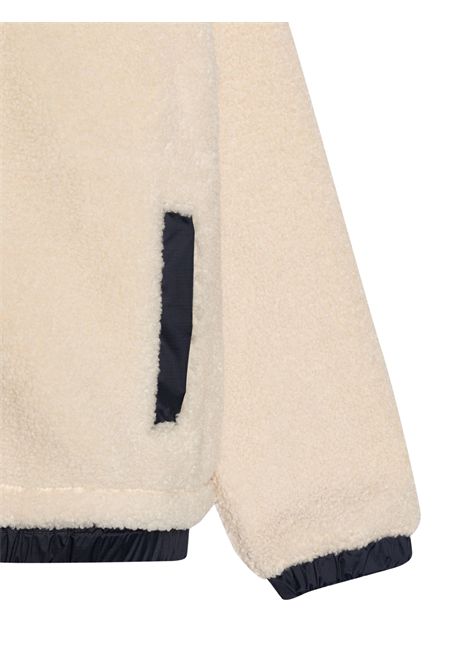 Giubbino bambino panna/blu K-way | K3124LW/SUPANNA