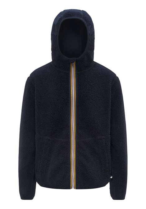 Reversible blue children's jacket K-way | K3132NW/DEBBLU