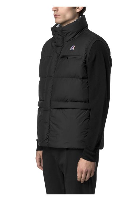 Smanicato bambino nero imbottito K-way | K3135MW/DEBNERO