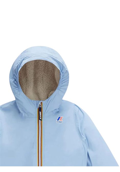 Giubbino bambino azzurro K-way | K5115FW/SUAZZURRO