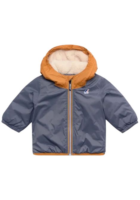 Giubbino neonato grigio K-way | K61157W/SUGRIGIO