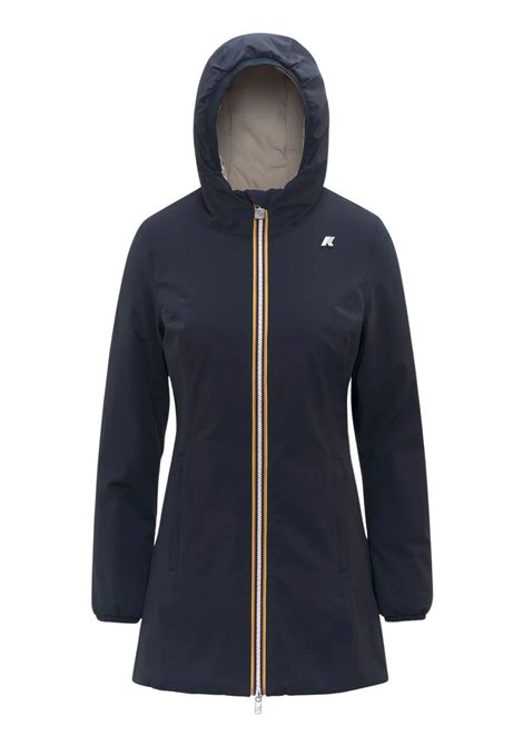 Reversible girls' jacket K-way | K6128UW/DEBBLU