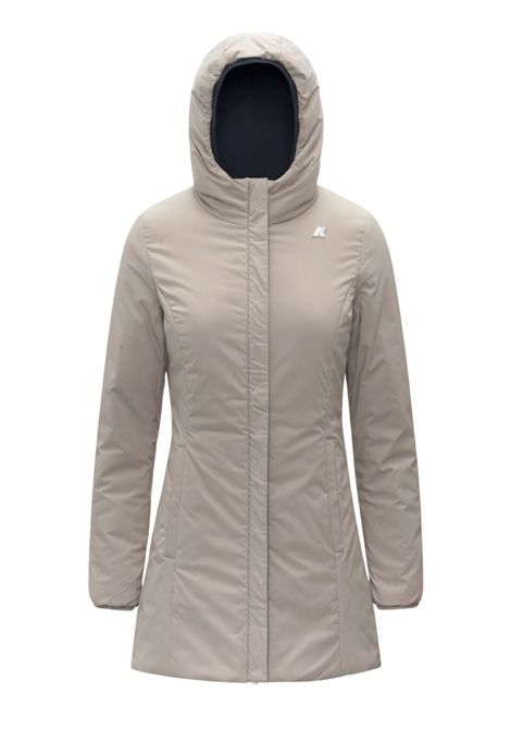 Reversible girls' jacket K-way | K6128UW/DEBBLU