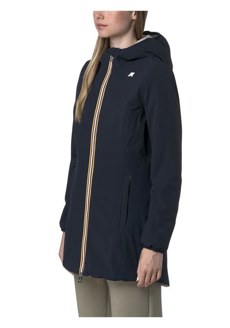 Reversible girls' jacket K-way | K6128UW/DEBBLU