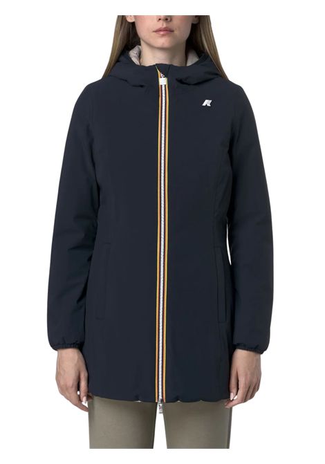 Reversible girls' jacket K-way | K6128UW/DEBBLU