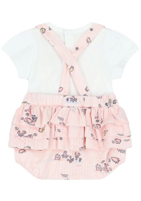Completo neonata rosa in cotone Kenzo | K60050ROSA