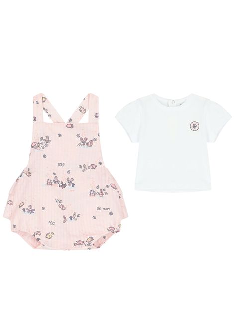 Completo neonata rosa in cotone Kenzo | K60050ROSA