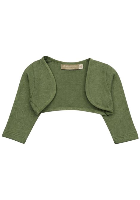 Carigan neonata verde in viscosa LA STUPENDERIA | TBPL02M51/SUVERDE