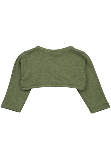 Carigan neonata verde in viscosa LA STUPENDERIA | TBPL02M51/SUVERDE