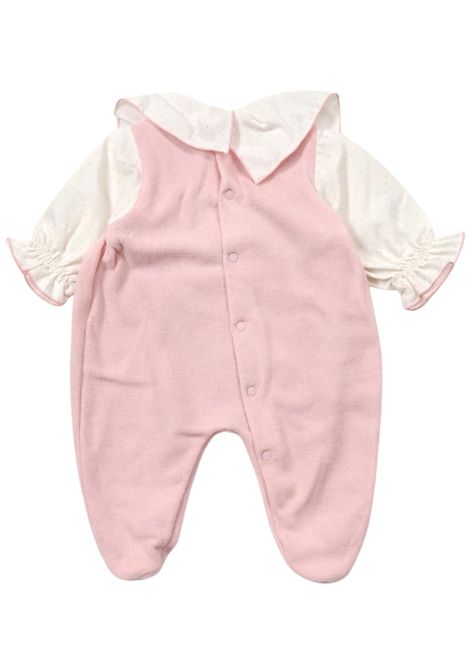 Tutina neonata rosa in cotone LA STUPENDERIA | TBTT56/SUROSA