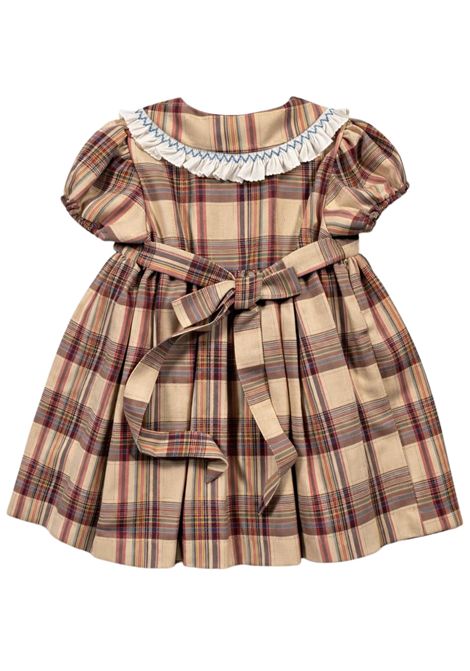 Abito neonata beige LA STUPENDERIA | TJAB46/SUBEIGE