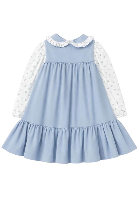 Abito neonata azzurro LA STUPENDERIA | TJAB48/SUAZZURRO