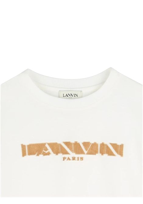 T-shirt unisex bianca in cotone LANVIN | N30288/MABIANCO