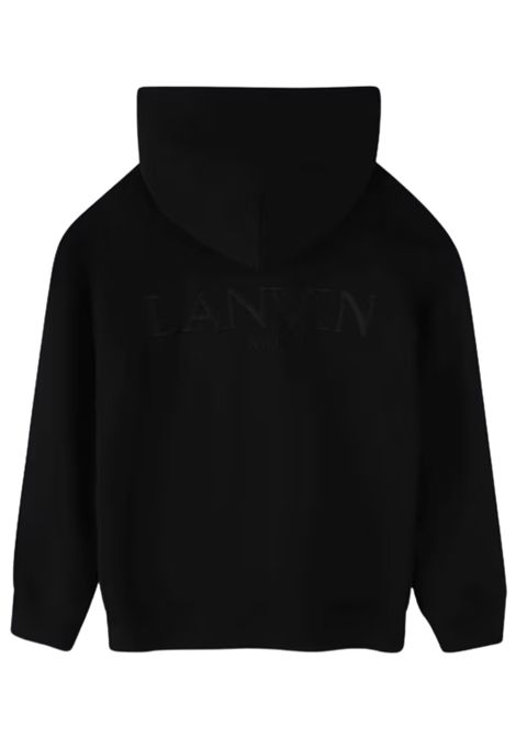 Unisex black cotton sweatshirt LANVIN | N30298/MANERO