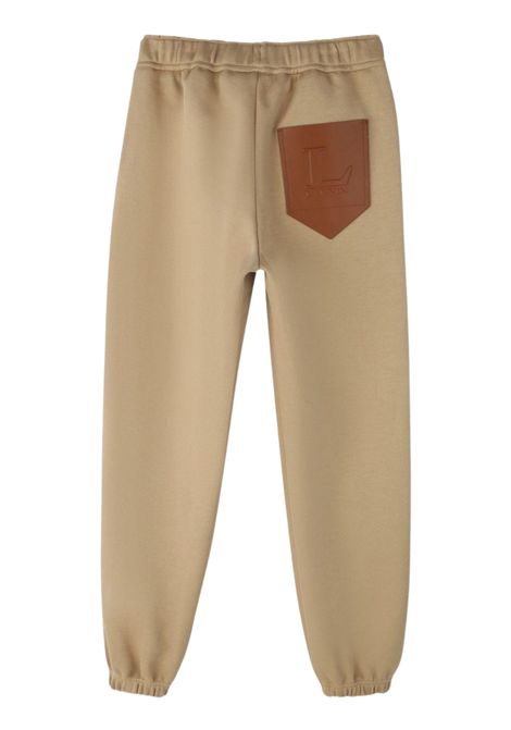 Beige cotton trousers for children LANVIN | N30299/MABEIGE
