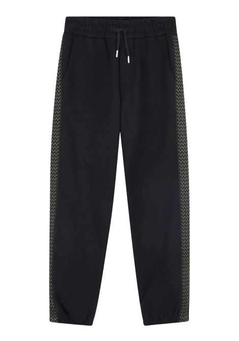 Pantalone unisex nero in cotone LANVIN | N30301/MANERO