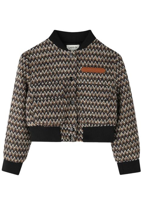 Giubbino bambina in misto cotone LANVIN | N30311/MAMULTICOLOR
