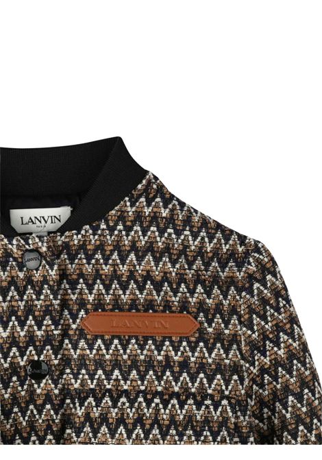 Giubbino bambina in misto cotone LANVIN | N30311/MAMULTICOLOR