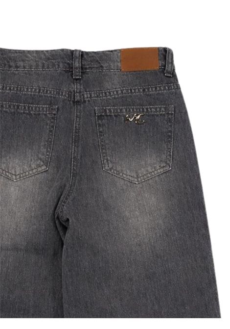 Girls' gray cotton jeans Manila Grace | M2821W25/SUGRIGIO