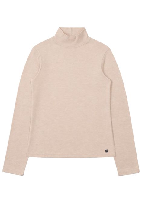 Girls' wool blend turtleneck sweater Manila Grace | M2822W25/SUBEIGE