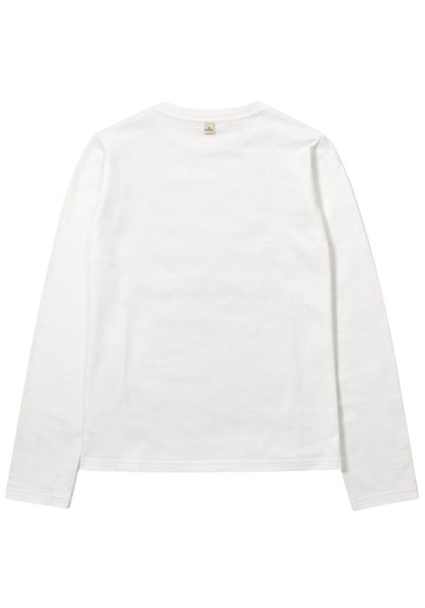 Cream cotton T-shirt for girls Manila Grace | M2902W25/SUPANNA