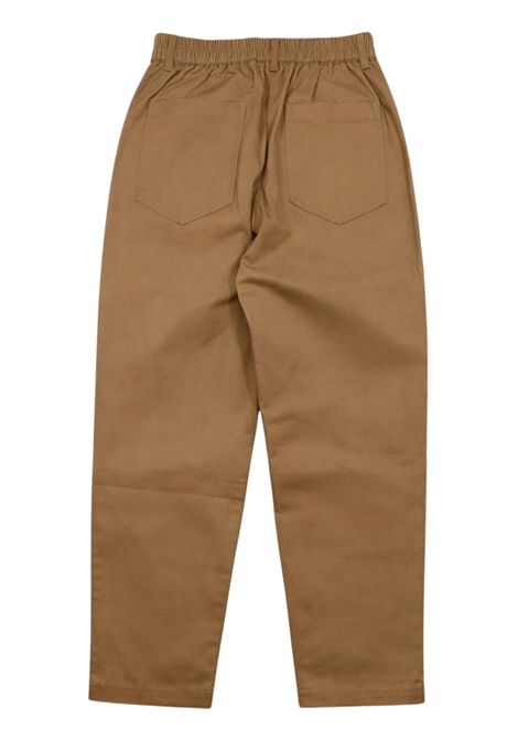 Beige cotton trousers for girls Manila Grace | M2914W25/SUBEIGE
