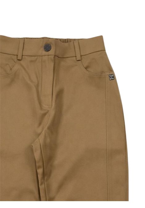 Beige cotton trousers for girls Manila Grace | M2914W25/SUBEIGE