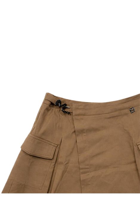 Beige cotton skirt for girls Manila Grace | M2920W25/SUBEIGE