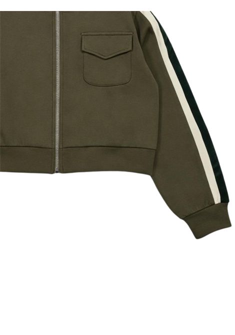 Felpa bambina verde in cotone Manila Grace | M2921W25/SUVERDE