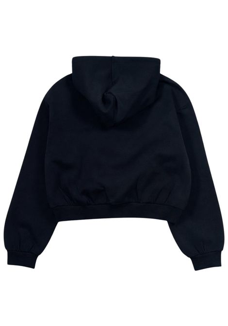 Felpa bambina nera in cotone Manila Grace | M2923W25/SUNERO