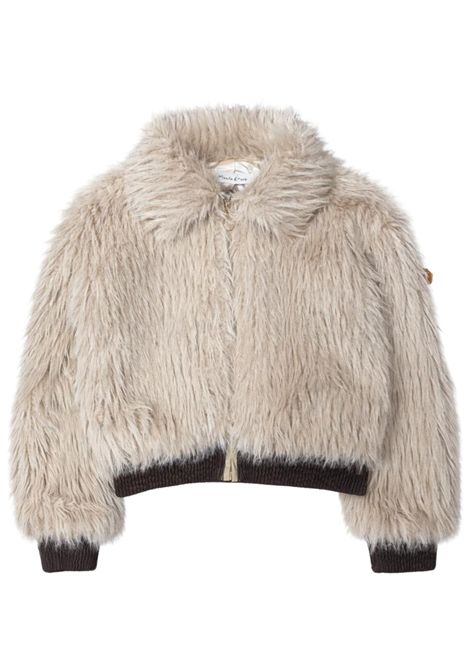 Giubbino bambina beige Manila Grace | M2951W25/SUBEIGE